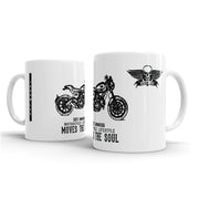 JL Illustration For A Ducati Scrambler Cafe Racer Motorbike Fan – Gift Mug