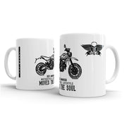 JL Illustration For A Ducati Scrambler Desert Sled Motorbike Fan – Gift Mug