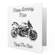 Jaxon Lee - Birthday Card for a Ducati Streetfighter 848 Motorbike fan