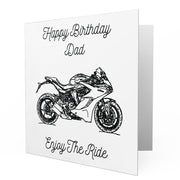 Jaxon Lee - Birthday Card for a Ducati SuperSport Motorbike fan