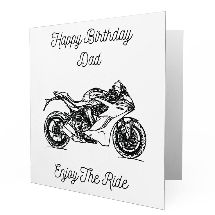 Jaxon Lee - Birthday Card for a Ducati SuperSport Motorbike fan