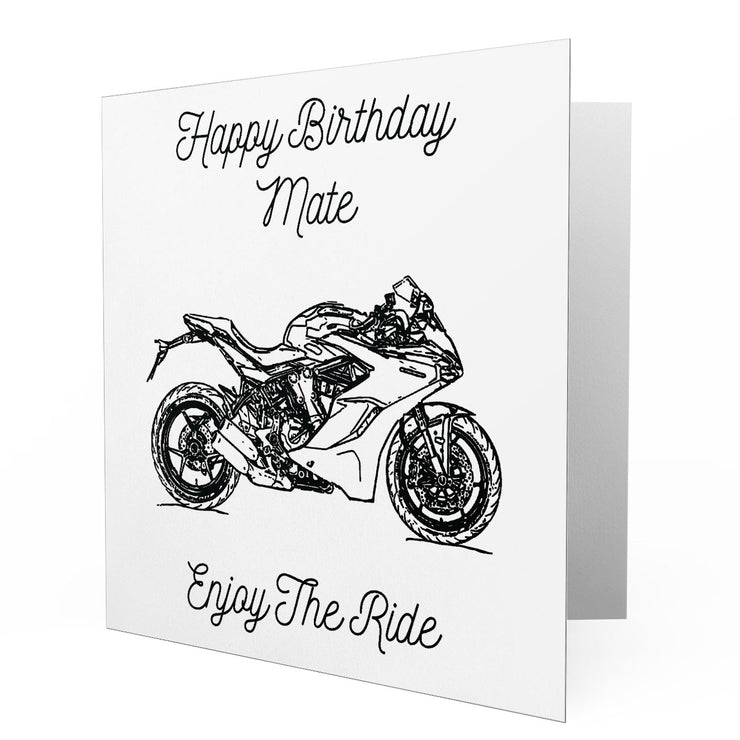 Jaxon Lee - Birthday Card for a Ducati SuperSport Motorbike fan