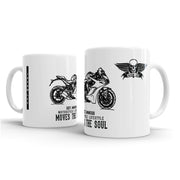 JL Illustration For A Ducati SuperSport Motorbike Fan – Gift Mug