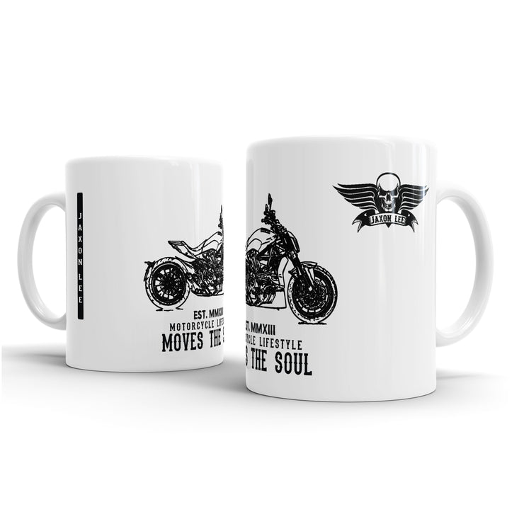 JL Illustration For A Ducati XDiavel Motorbike Fan – Gift Mug