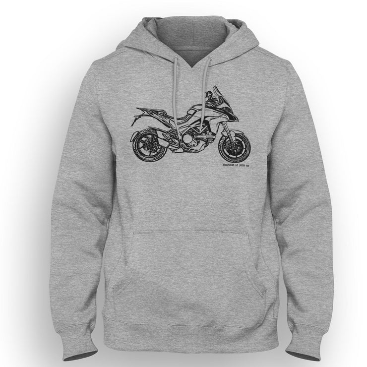 JL Illustration For A Ducati Multistrada 1200s 2015 Motorbike Fan Hoodie