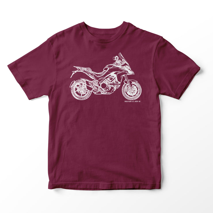 JL Illustration For A Ducati Multistrada 1200s 2015 Motorbike Fan T-shirt