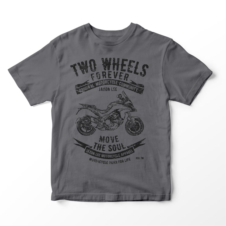 JL Soul Illustration for a Ducati Multistrada 1200s 2015 Motorbike fan T-shirt