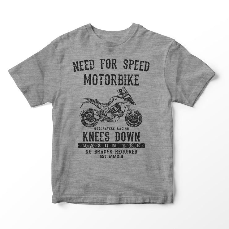 JL Speed Illustration for a Ducati Multistrada 1200s 2015 Motorbike fan T-shirt