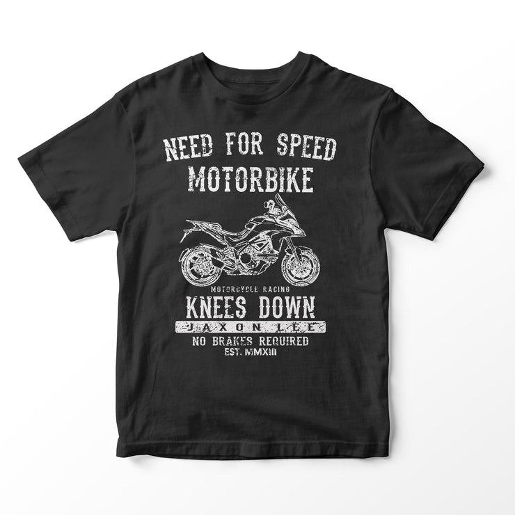 JL Speed Illustration for a Ducati Multistrada 1200s 2015 Motorbike fan T-shirt