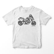 JL Illustration For A Ducati Multistrada 1260 Grand Tour 2020 Motorbike Fan T-shirt