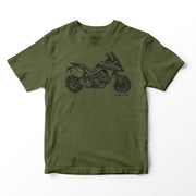 JL Illustration For A Ducati Multistrada 1260 Grand Tour 2020 Motorbike Fan T-shirt