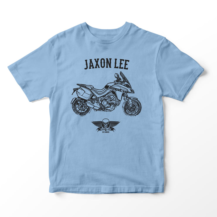JL Basic Illustration for a Ducati Multistrada 1260 Grand Tour 2020 Motorbike fan T-shirt