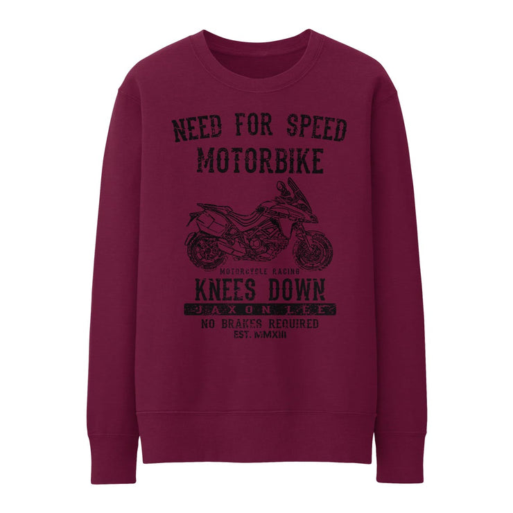 JL Speed Illustration for a Ducati Multistrada 1260 Grand Tour 2020 Motorbike fan Jumper