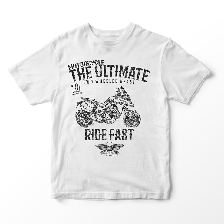 JL Ultimate Illustration for a Ducati Multistrada 1260 Grand Tour 2020 Motorbike fan T-shirt