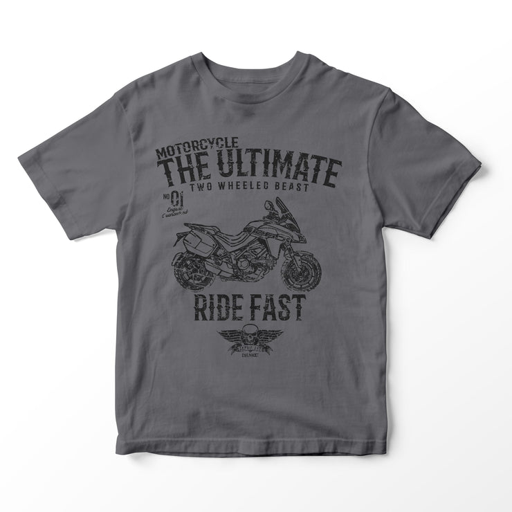 JL Ultimate Illustration for a Ducati Multistrada 1260 Grand Tour 2020 Motorbike fan T-shirt