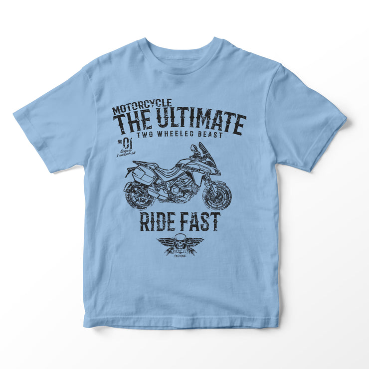 JL Ultimate Illustration for a Ducati Multistrada 1260 Grand Tour 2020 Motorbike fan T-shirt