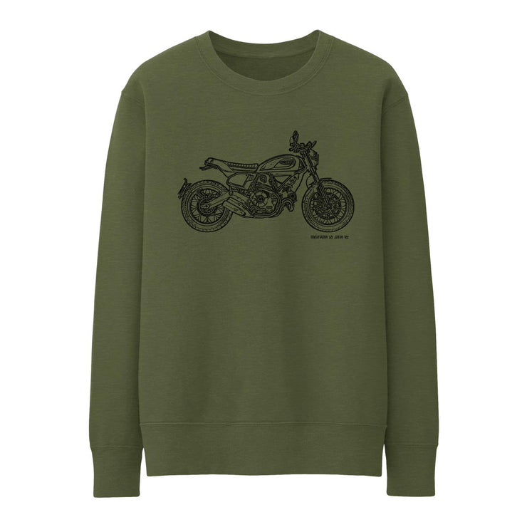 JL Art Jumper aimed at fans of Ducati Scrambler Nightshift Motorbike