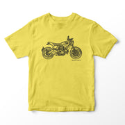 JL Illustration For A Ducati Scrambler Nightshift Motorbike Fan T-shirt