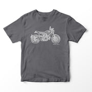 JL Illustration For A Ducati Scrambler Nightshift Motorbike Fan T-shirt