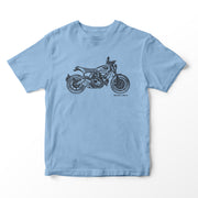 JL Illustration For A Ducati Scrambler Nightshift Motorbike Fan T-shirt