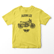 JL Basic Illustration for a Ducati Scrambler Nightshift Motorbike fan T-shirt
