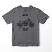 JL Basic Illustration for a Ducati Scrambler Nightshift Motorbike fan T-shirt