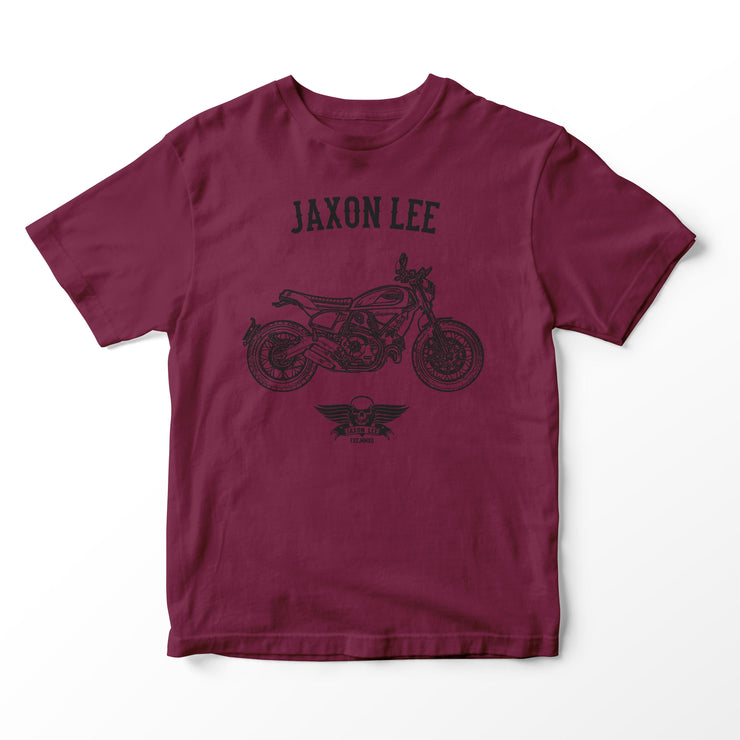 JL Basic Illustration for a Ducati Scrambler Nightshift Motorbike fan T-shirt