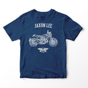JL Basic Illustration for a Ducati Scrambler Nightshift Motorbike fan T-shirt