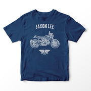 JL Basic Illustration for a Ducati Scrambler Nightshift Motorbike fan T-shirt