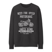 JL Speed Illustration for a Ducati Scrambler Nightshift Motorbike fan Jumper