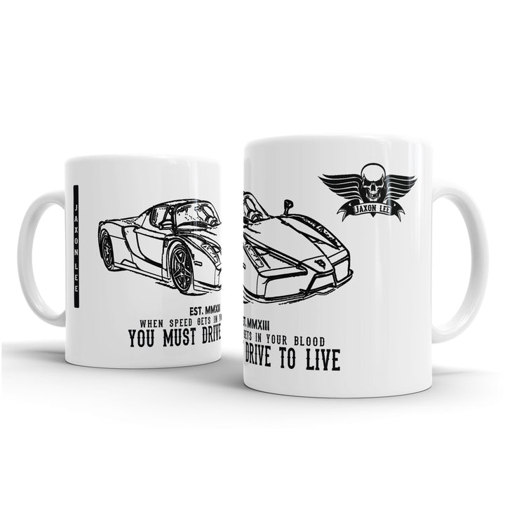 JL Illustration For A Ferrari Enzo 2004 Motorcar Fan – Gift Mug