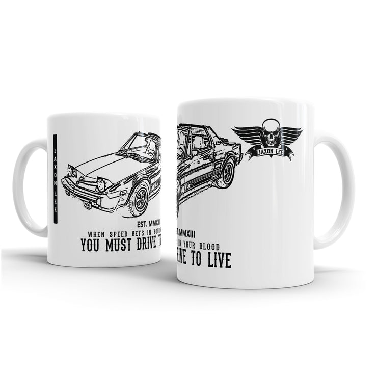 JL Illustration For A Fiat X19 Bertone Motorcar Fan – Gift Mug