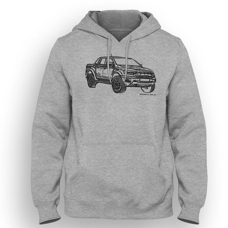 JL Illustration For A Ford Ranger Motorcar Fan Hoodie