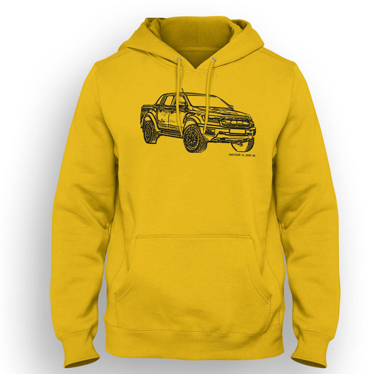 JL Illustration For A Ford Ranger Motorcar Fan Hoodie