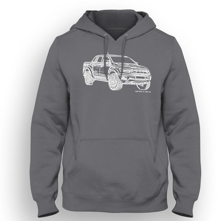 JL Illustration For A Ford Ranger Motorcar Fan Hoodie