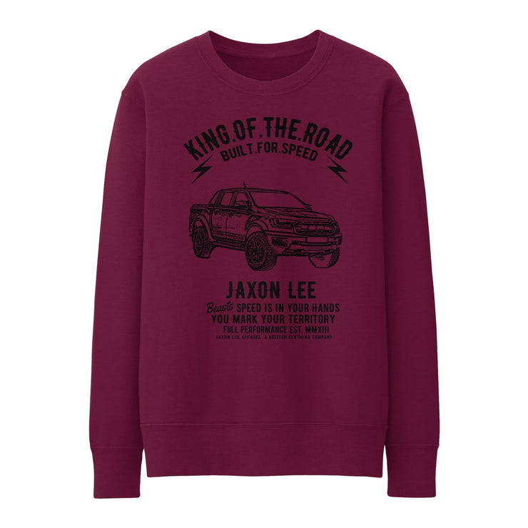 JL King Illustration for a Ford Ranger Motorcar fan Jumper