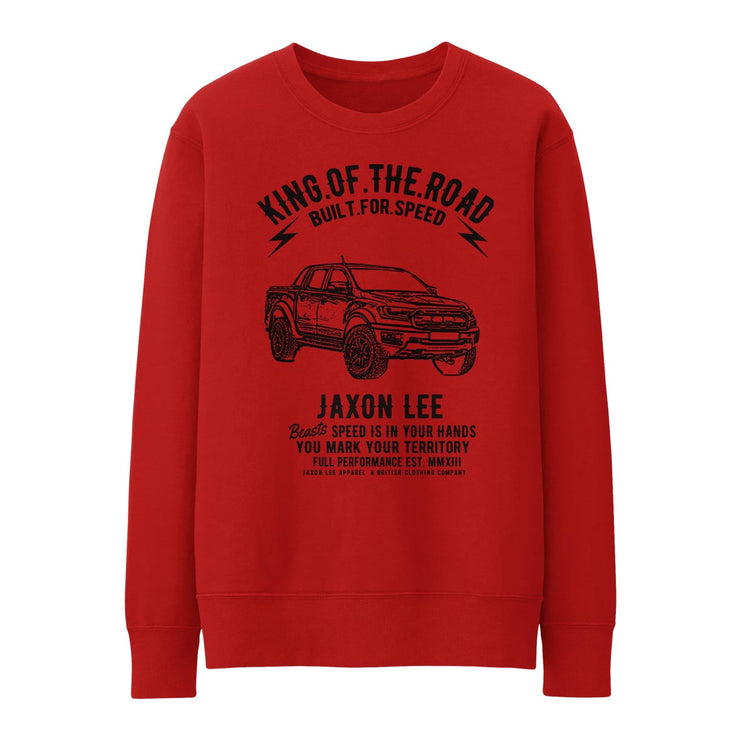 JL King Illustration for a Ford Ranger Motorcar fan Jumper