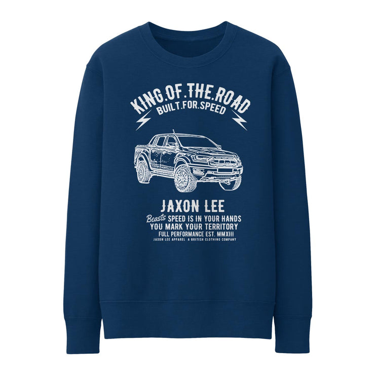 JL King Illustration for a Ford Ranger Motorcar fan Jumper