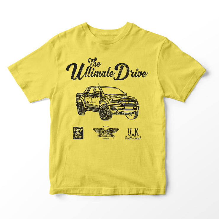 JL Ultimate Illustration for a Ford Ranger Motorcar fan T-shirt