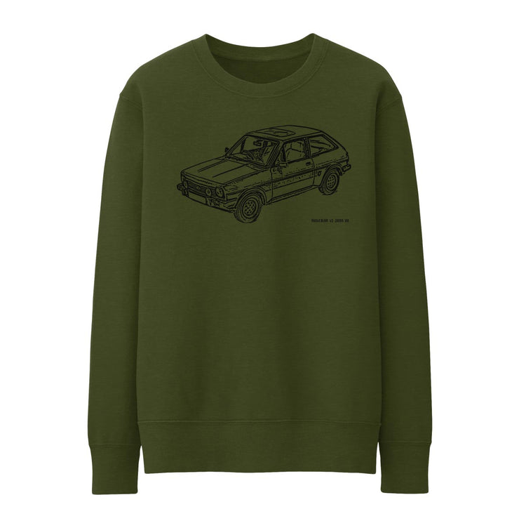 JL Illustration For A Ford Fiesta Mk1 XR2 Fan Jumper