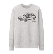 JL Illustration For A Ford Fiesta Mk2 XR2i Fan Jumper