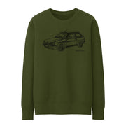 JL Illustration For A Ford Fiesta Mk2 XR2i Fan Jumper