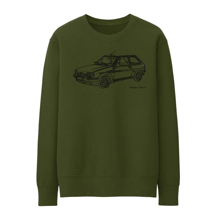 JL Illustration For A Ford Fiesta Mk2 XR2i Fan Jumper