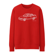 JL Illustration For A Ford Escort Mk4 XR3i Fan Jumper