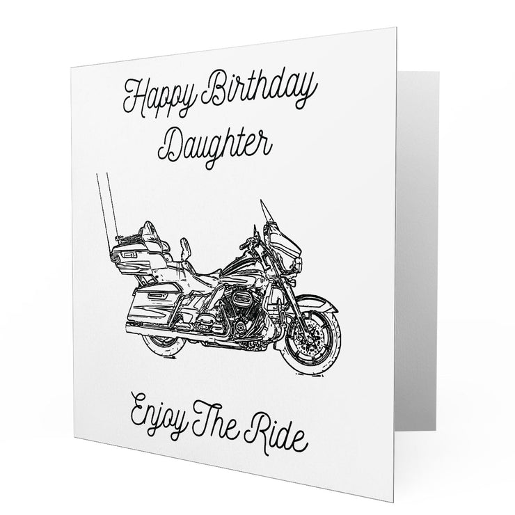 Jaxon Lee - Birthday Card for a Harley Davidson CVO Limited Motorbike fan