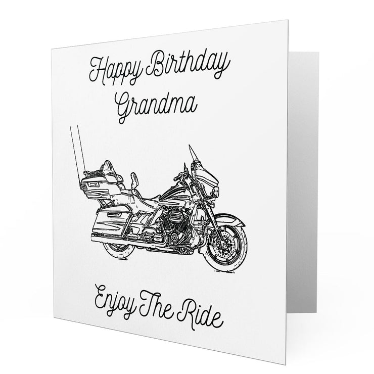 Jaxon Lee - Birthday Card for a Harley Davidson CVO Limited Motorbike fan