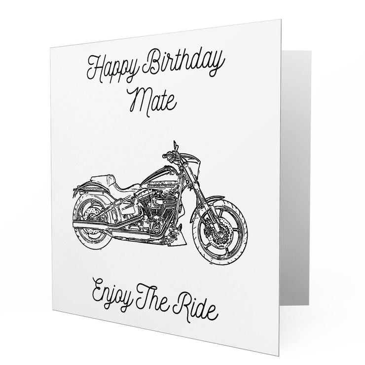 Jaxon Lee - Birthday Card for a Harley Davidson CVO Pro Street Breakout Motorbike fan