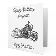 Jaxon Lee - Birthday Card for a Harley Davidson CVO Street Glide Motorbike fan