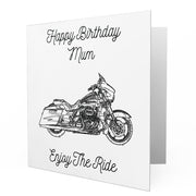 Jaxon Lee - Birthday Card for a Harley Davidson CVO Street Glide Motorbike fan