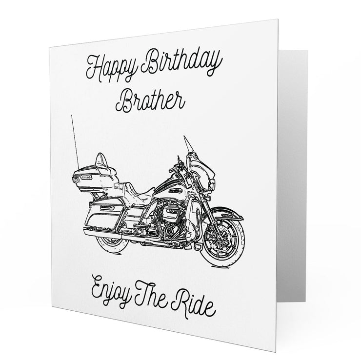 Jaxon Lee - Birthday Card for a Harley Davidson Electra Glide Ultra Classic Motorbike fan